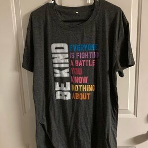 Be Kind Graphic Kids T-Shirt - Gray